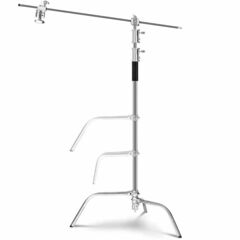 Avenger A2018L C-Stand with Sliding Leg (Chrome-Plated, 5.75')