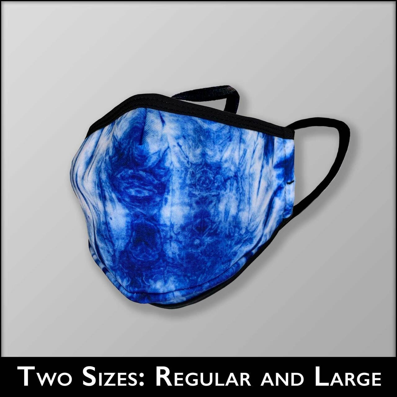 INKnBURN Shibori Ray 3-Layer Face Mask