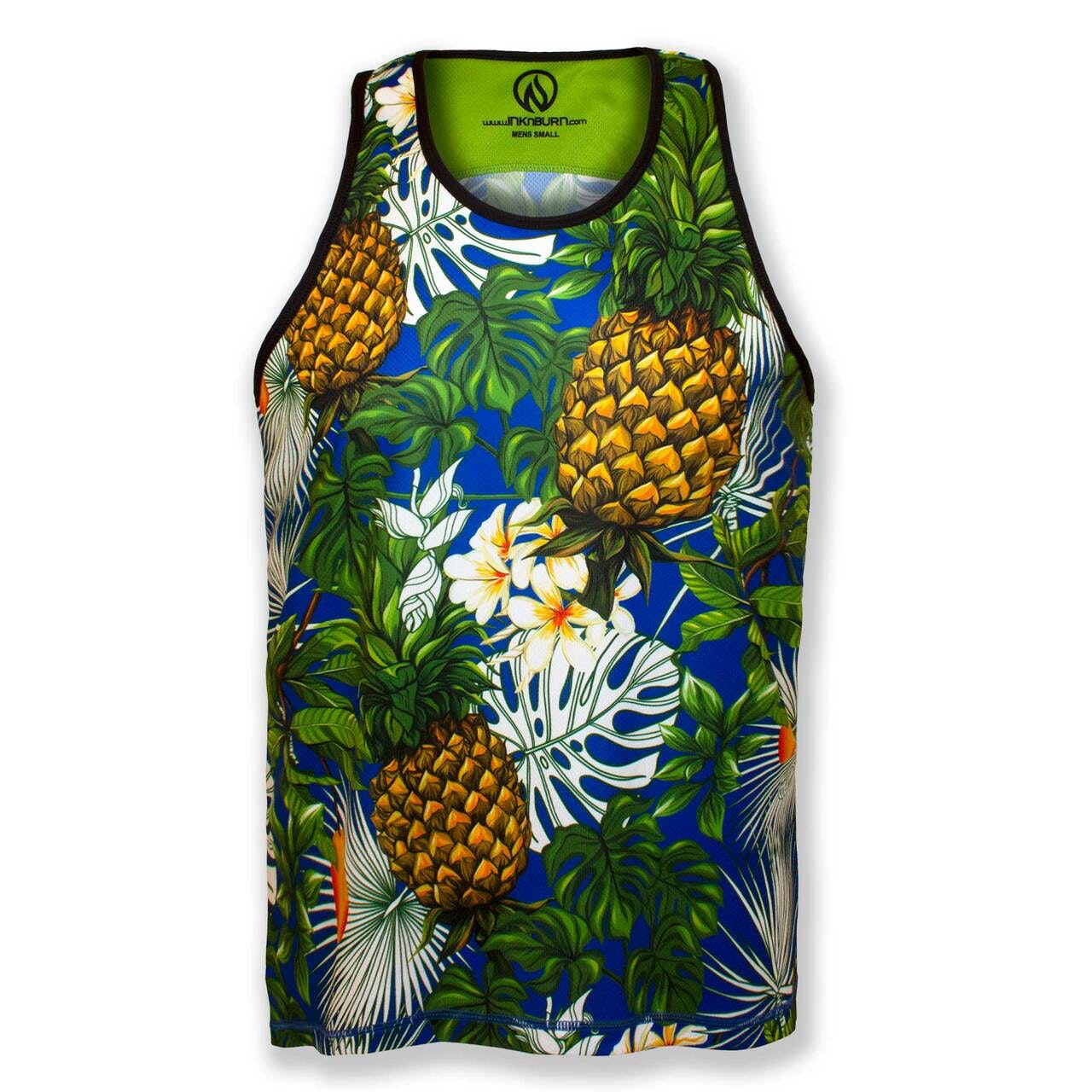 INKnBURN Mens Pineapple Singlet (Small)
