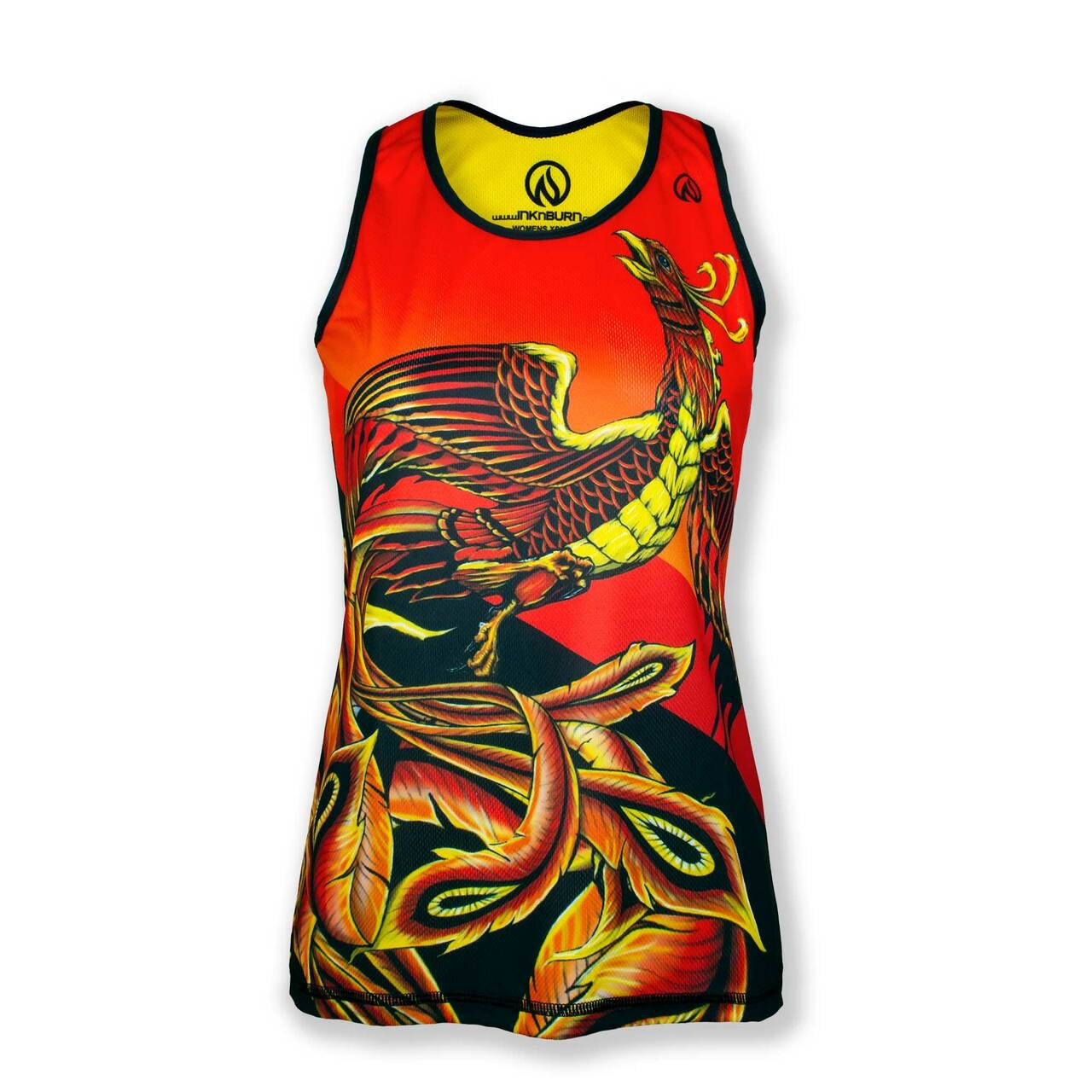 INKnBURN Womens Phoenix Singlet (XS, 2XL)