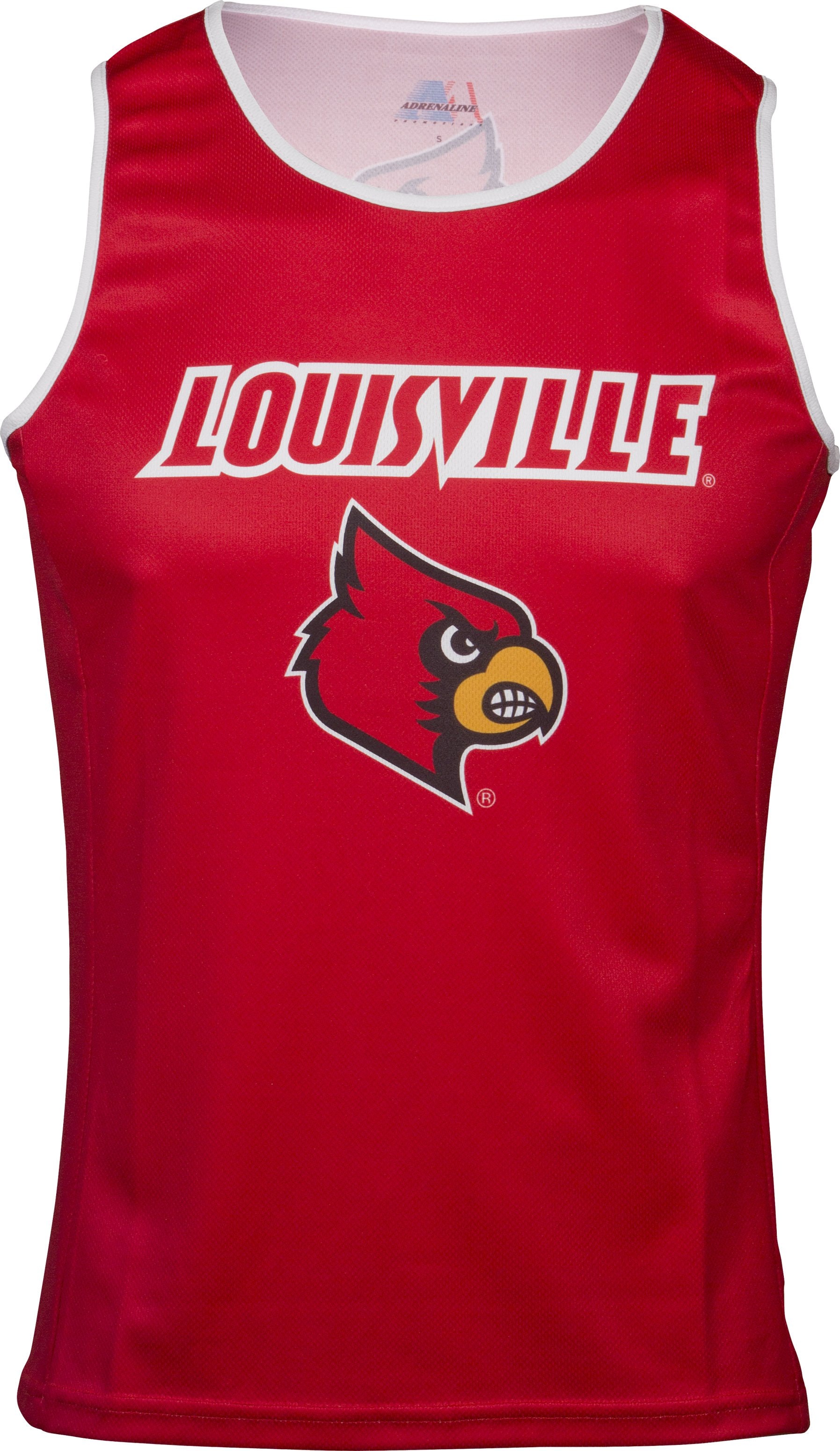 Adrenaline Promotions NCAA Mens Louisville Cardinals RUN/TRI Singlet