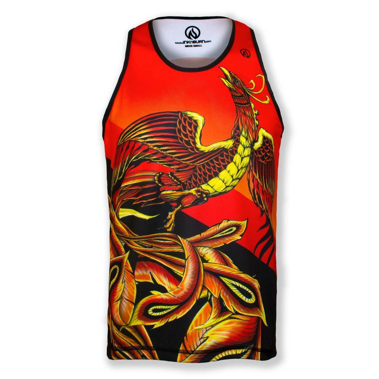 INKnBURN Mens Phoenix Singlet (M, L, XL, 2XL)