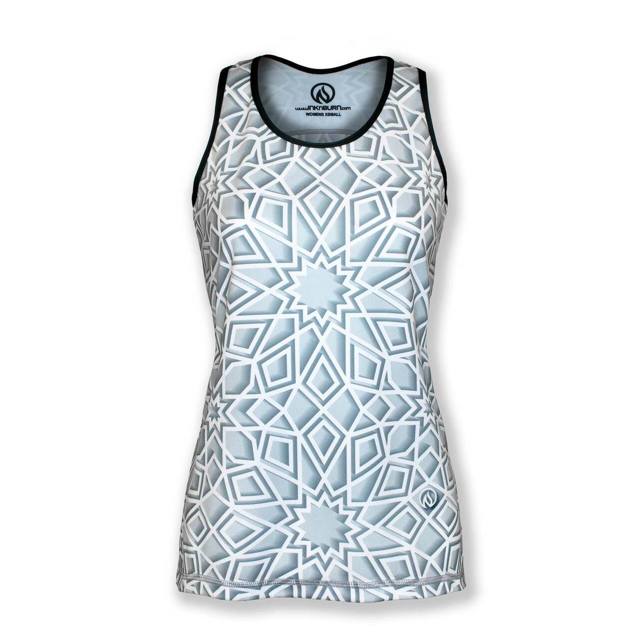 INKnBURN Womens Starburst Lace Singlet (XL)