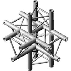 Global Truss Top Section for Quick Grid (Matte Black)