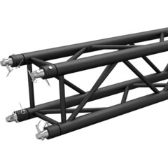 Global Truss Straight Square Segment for F34 Square Truss (2.9', Matte Black)