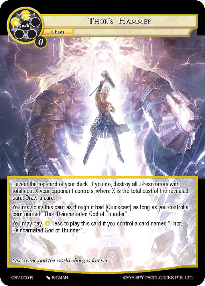 Thors Hammer - GRV-009 - R
