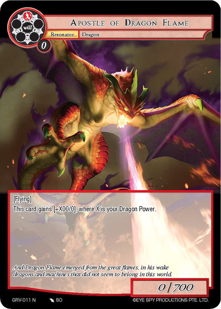 Apostle of Dragon Flame - GRV-011 - N
