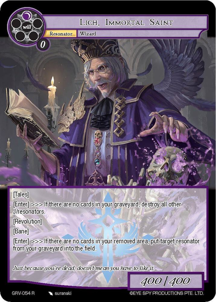 Lich, Immortal Saint - GRV-054 - R