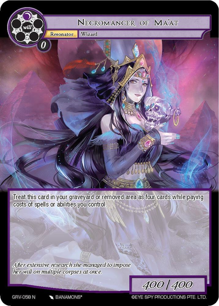 Necromancer of Maat - GRV-058 - N