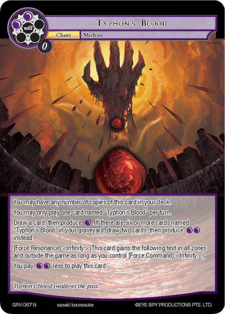 Typhons Blood - GRV-067 - N