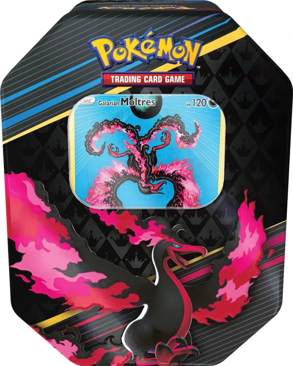 Sword & Shield - Crown Zenith Tin - Galarian Moltres (International Version)