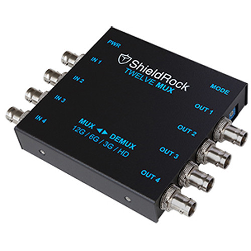 ShieldRock TWELVE MUX 12G-SDI Mux/DeMux Converter