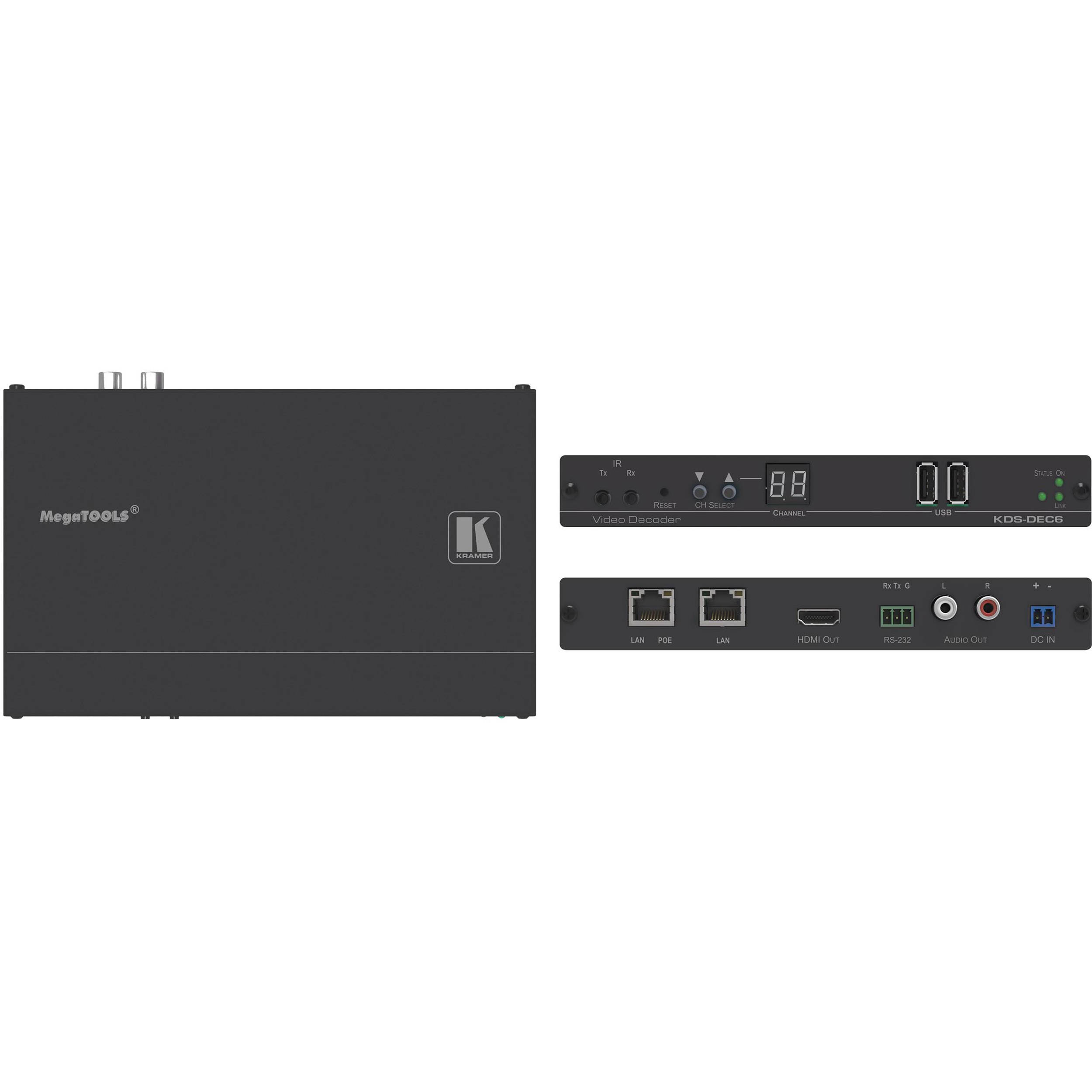 Kramer 4K60 4:2:0 HDCP 2.2 Video Decoder