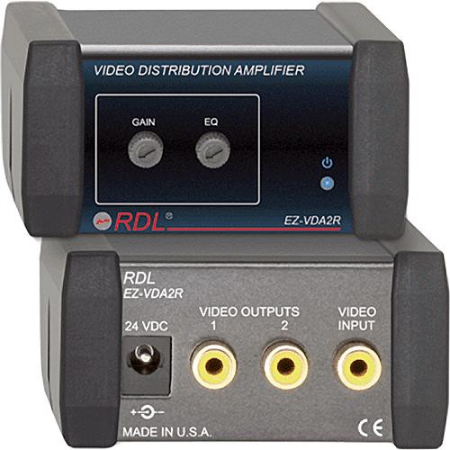 RDL EZ-VDA2R  1x2 Composite Distribution Amplifier (RCA)