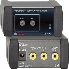 RDL EZ-VDA2R  1x2 Composite Distribution Amplifier (RCA)