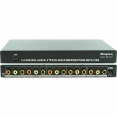 Shinybow SB-3710 1 x 4 Digital Video Audio Distribution Amplifier