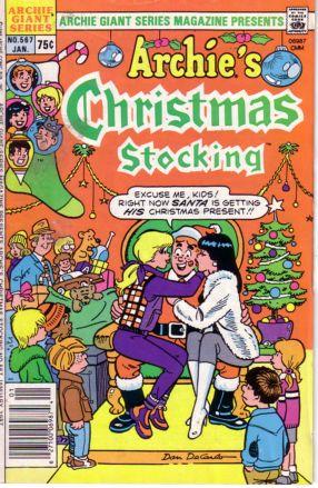 Archie Giant Series 567 Archies Christmas Stocking