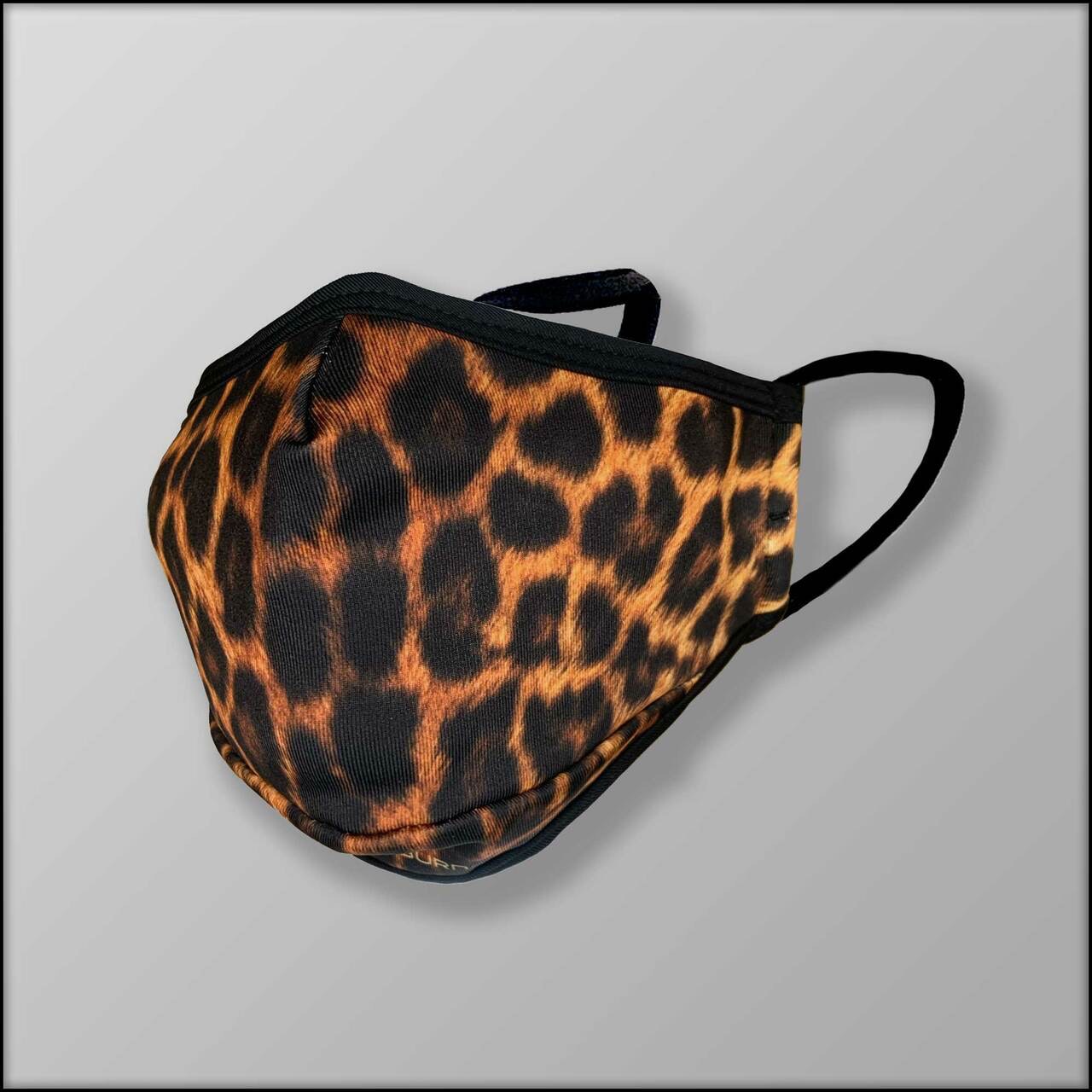 INKnBURN Leopard 3-Layer Face Mask