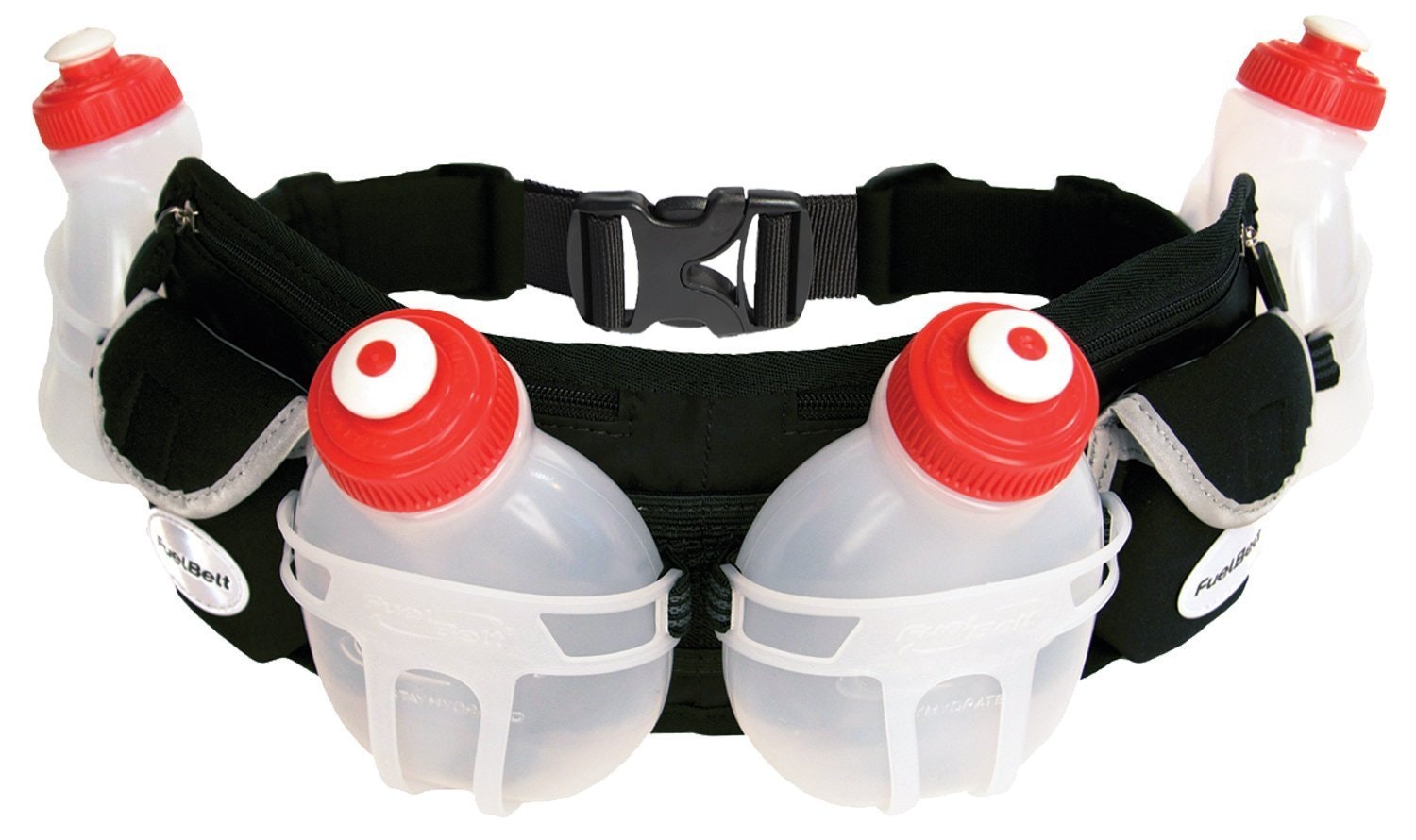 FuelBelt Trail Runner 4 Bottle Belt, Black