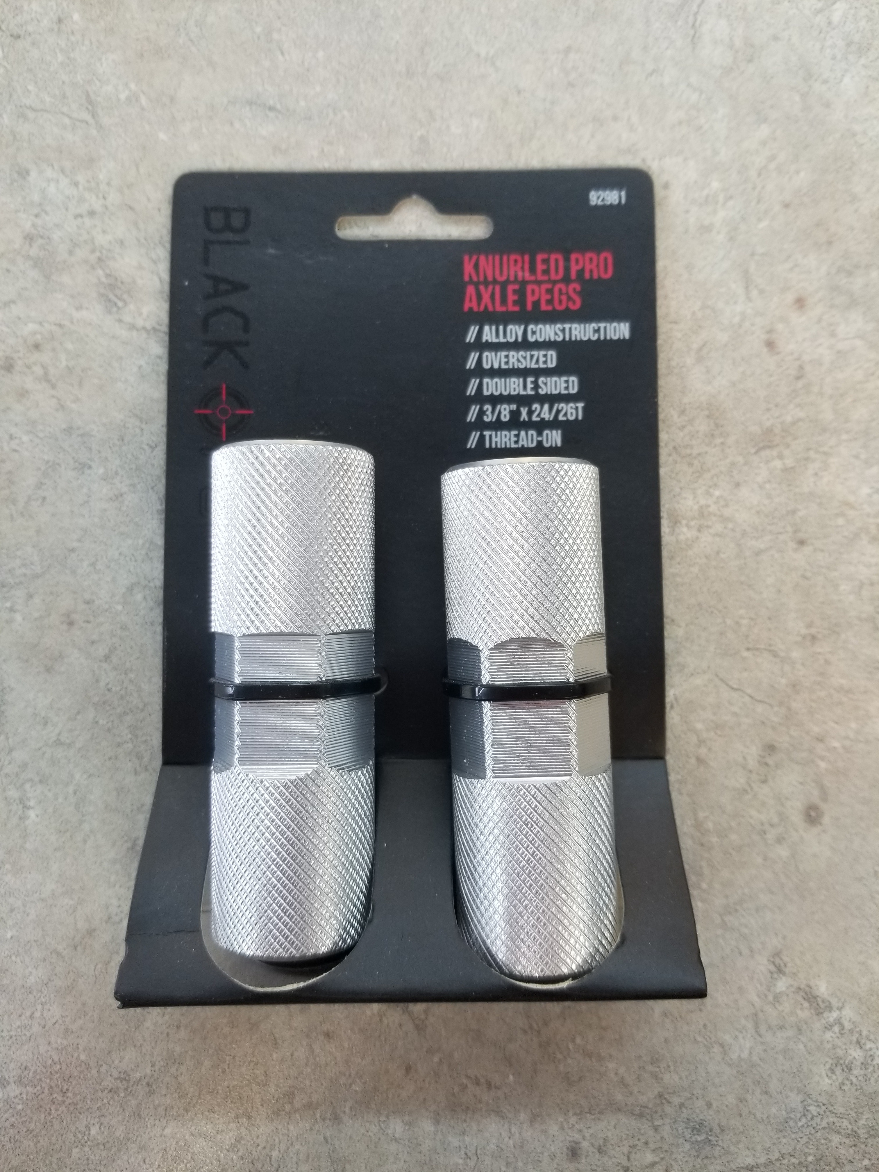 Black Ops Knurled Pro Axle Pegs