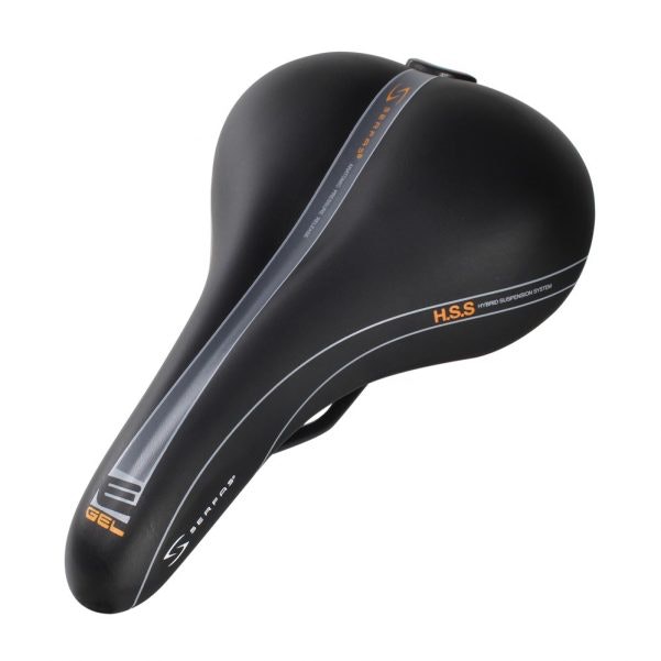 Serfas MenS Reactive Gel Saddle - Vinyl 2016