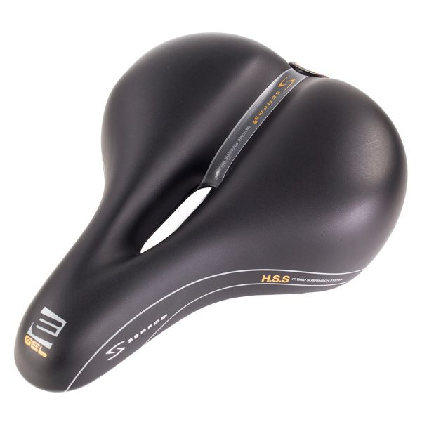 Serfas E-Gel Cruiser Saddle W/Elastomers 2016
