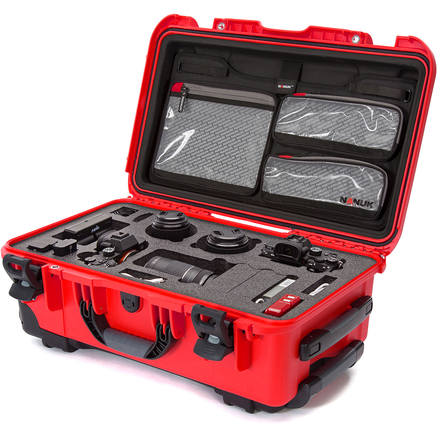 Nanuk 955 Wheeled Case with Foam (Black)