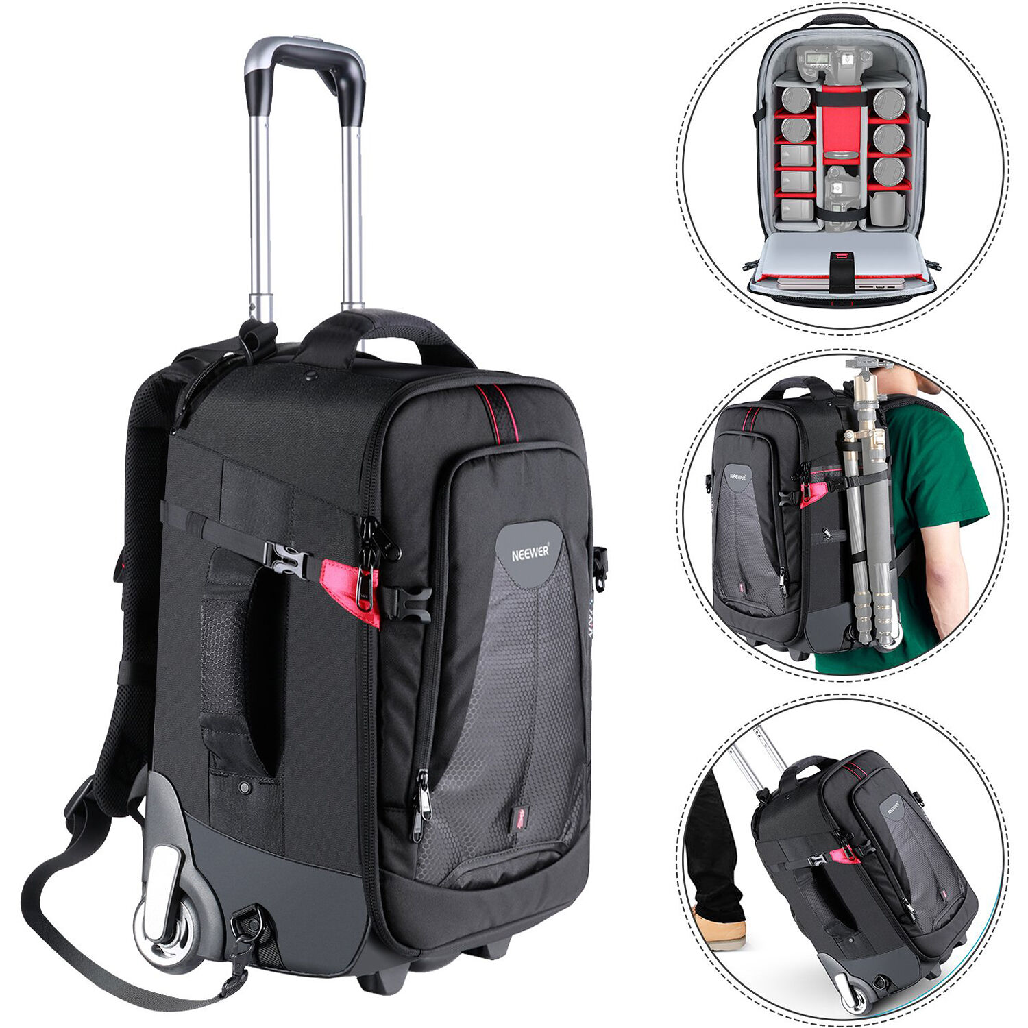 Vanguard Alta Fly 62T Roller Bag (Black)