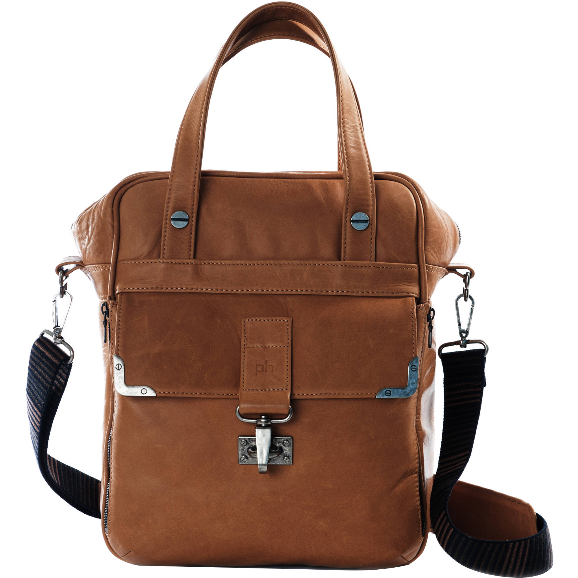 FEDERICO SERRANI Capetown Leather Camera Bag (Fog)