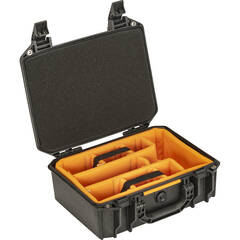 Pelican Vault V300 Large Case with Lid Foam and Dividers (Black)