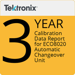 Tektronix 3-Year Calibration Data Report for ECO2080 Changeover Units