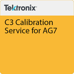 Tektronix C3 Calibration Service for AG7