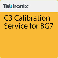 Tektronix C3 Calibration Service for BG7