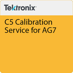 Tektronix C5 Calibration Service for AG7