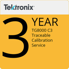 Tektronix 3-Year Calibration Service for TG8000