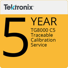 Tektronix 5-Year Calibration Service for TG8000