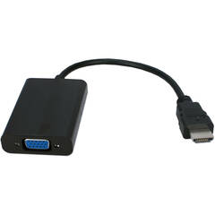 QVS HDMI to VGA Video Converter with Audio
