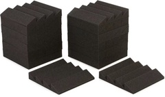 Auralex 2 inch Studiofoam DST-114 - 1x1 foot Acoustic Panel 24-pack - Charcoal