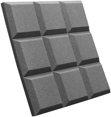 Auralex 2 inch SonoFlat Grid 2x2 foot Acoustic Panel 16-pack - Charcoal