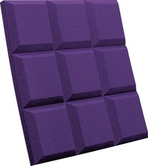 Auralex 2 inch SonoFlat Grid 2x2 foot Acoustic Panel 16-pack - Purple