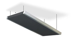 Primacoustic 2 inch Stratus 24x48 inch Studio Ceiling Cloud Panel with Suspension Frame - Black