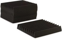 Auralex 4 inch Studiofoam Wedges 2x2 foot Acoustic Panel 6-pack - Charcoal