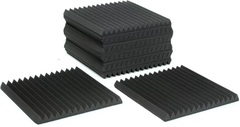 Auralex 2 inch Studiofoam Wedges 2x2 foot Acoustic Panel 12-pack - Charcoal