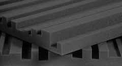 Auralex 2 inch Studiofoam Metro 2x4 foot Acoustic Panel 12-pack - Charcoal
