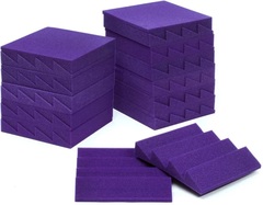 Auralex 2 inch Studiofoam DST-114 - 1x1 foot Acoustic Panel 24-pack - Purple