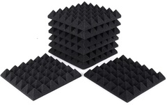 Gator 8-pack of Charcoal 12-inch x 12-inch Acoustic Pyramid Panel