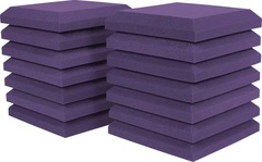 Auralex 2 inch SonoFlat 1x1 foot Acoustic Panel 14-pack - Purple