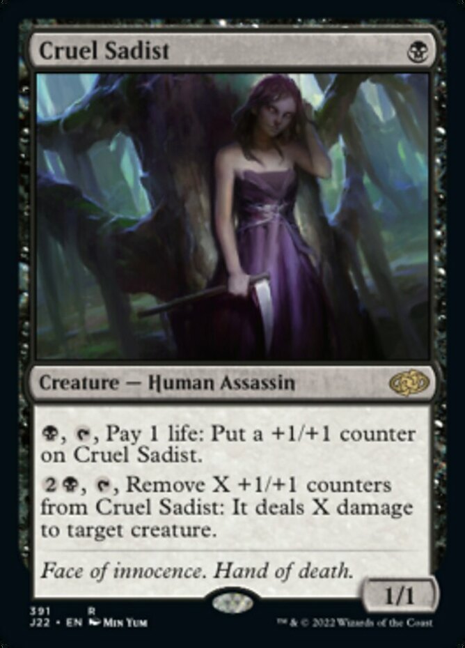 Cruel Sadist 1x FOIL MTG M15 Core Set Rare MINT black human assassin Cruel Sadist 1x FOIL MTG M15 Core Set Rare MINT black human assassin