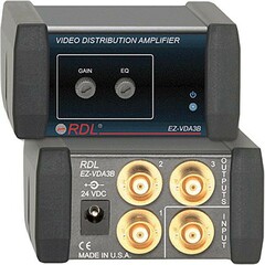 RDL EZ-VDA3B  1x3 Composite Distribution Amplifier (BNC)