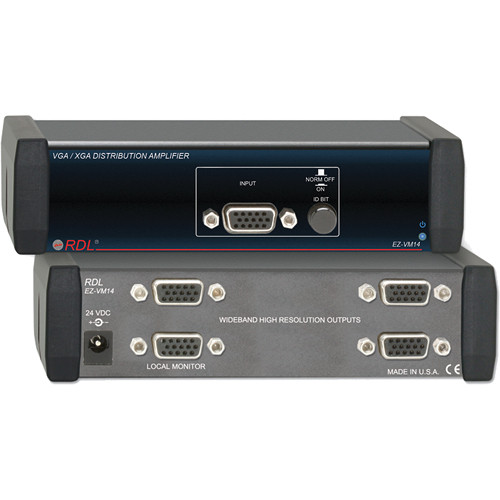 RDL EZ-VM14 VGA/XGA Video Distribution Amplifier